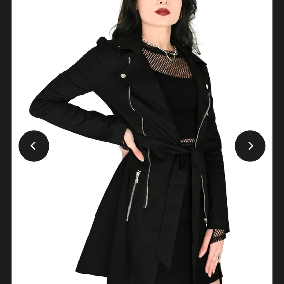 Foxblood Other - Foxblood Black Women's Trench Coat